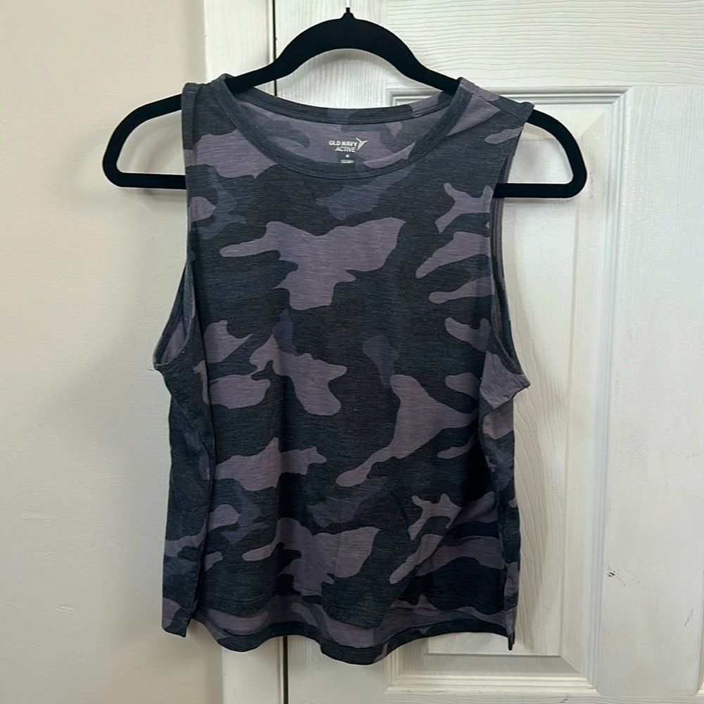 Camo work out tank